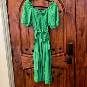 DKNY Green Maxi Dress